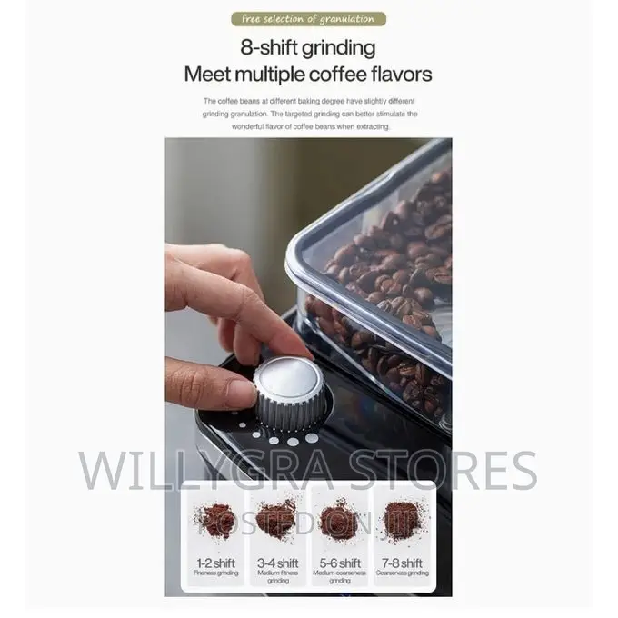 Ambiano Automatic Coffee Machine With Integrated Grinder