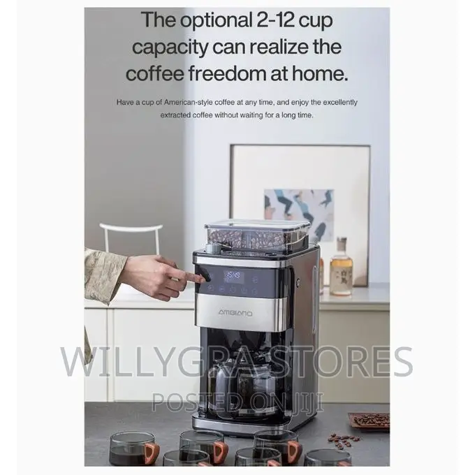 Ambiano Automatic Coffee Machine With Integrated Grinder
