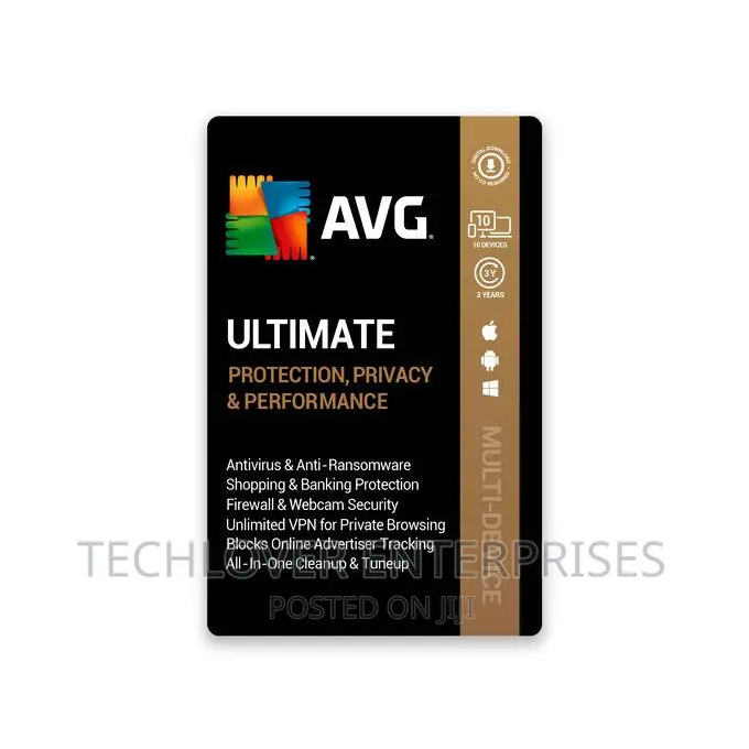 AVG Ultimate 10 Devices, 1/2/3years