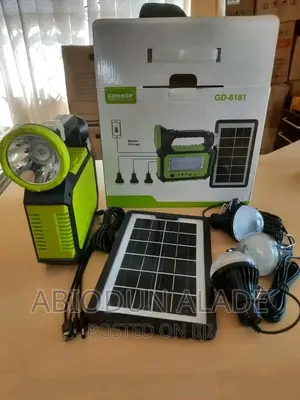 Multifunctional Rechargeable Solar System