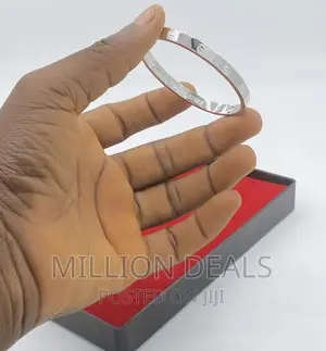 Unisex Steel Silver Luxury Bracelet Link