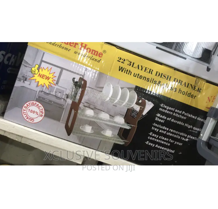 3 Layers Rustproof Dish Rack