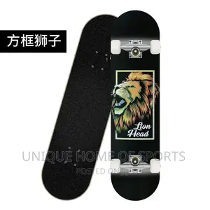 Lion Head Four-wheel Double Snubby Maple Skateboard