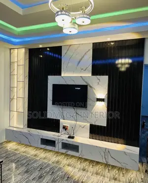 Solid Interior Wall Tv Stand