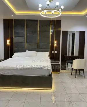 Solid Interior Full Wall Bedframe