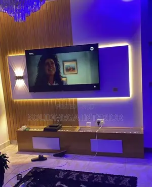 Solid Interior Wall Tv Stand