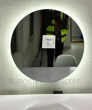 Round Shape Wall Mirrors With Led Lights