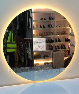 Led Round Shape Luxury Mirror With Lights