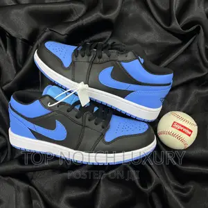 *Air Jordan 1 Low Black University Blue