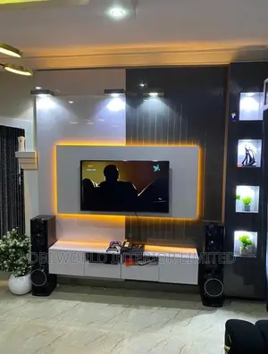 New Design Tv Console With High Glossy