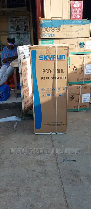 Double Doors Skyrun Refrigerator.