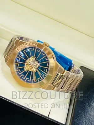 Original VERSACE Gold Chain Watch Available in Store