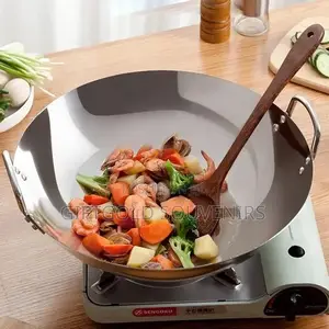 70cm Professional Stainless Wok