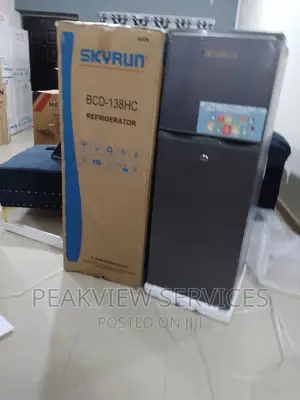 Affordable (138L) Skyrun Double Door Refrigerator+Shelves
