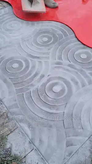 Modern Stamped Floor Installation