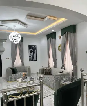 Luxury Curtains With Pelmet Design