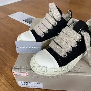 Original Rick Owens Black DRKSHDW Jumbo Lace Men Women