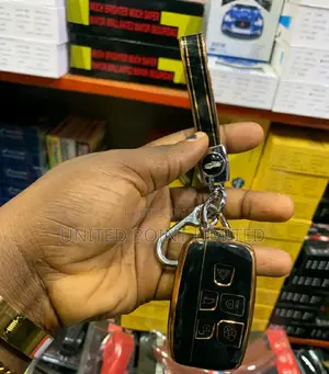 Range Rover Key Holder With Pouch Black