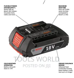 Bosch Li-Ion Battery 18V 2.0ah