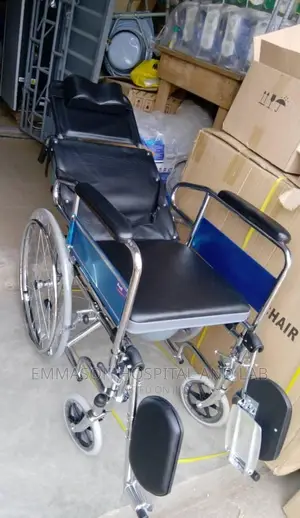 Executive Comode Wheel Chair, (Collapsible)