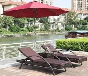 Beach Chilling Plastic Bench With Canopy