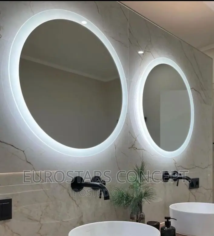 Mirror With LED Lights