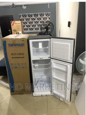 Brand New Top Mount Refrigerator Skyrun 138liters