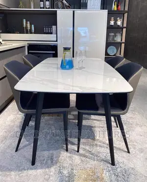 Quality Marble Top Dining Table Set