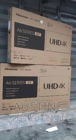 Brand New Hisense 50" Smart Television>Bluetooth>Netflix>