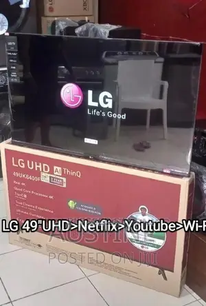 Brand New LG 49" Android Smart Tv>Bluetooth>Netflix>Uhd>
