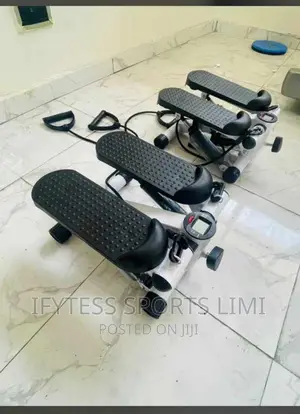 Durable Mini Stepper With Resistance Band