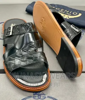 Pure Italian Leather Genio Slipers
