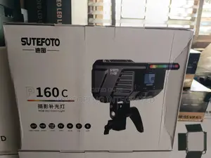 Sutefoto LED P160c Video Light With Big Black Light Stand