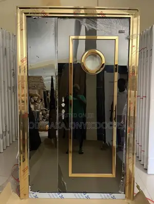 7ft by 4ft German Antitrust Steel (Black and Gold Design)