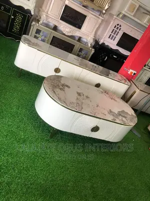 Royal Marble Center Table With Tv Console