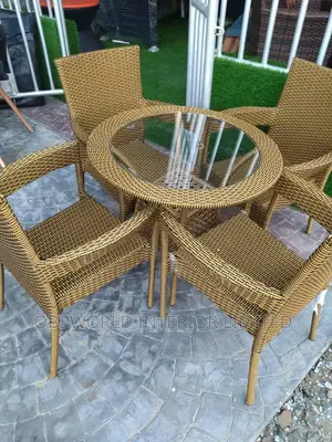 Restaurant Outdoor Chair and Table Set by 4