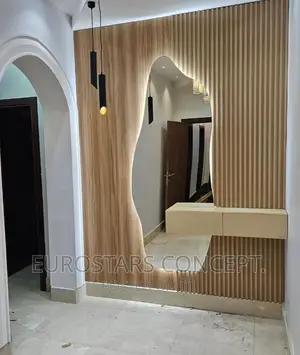 Long Interior Mirror With 3 Colours LED Lights