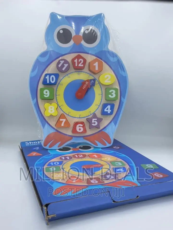 Kiddies Shape Sorting Clock