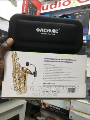 ACEMIC UHF Rechargable Wireless Saxophone Microphone ST-5