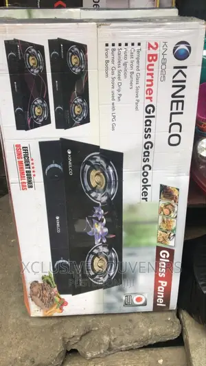 Kinelco 2 Burner Gas Cooker With Glass Panel KN-8025