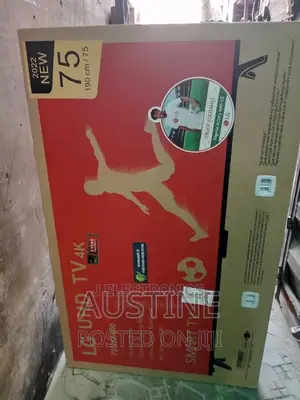 Brand New LG 75" Android Smart Tv>Bluetooth>Flameless>Uhd
