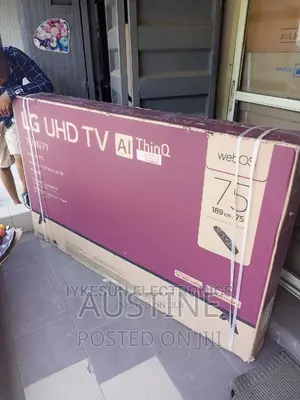 Brand New LG Korea75" Webos Smart Tv>Bluetooth>Flameless>Uhd