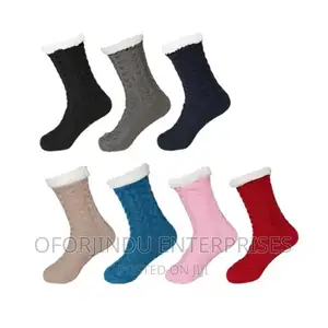 Winter Brand New Slip Fuzzy Warm Indoor Home Socks Original