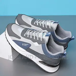 Men's Shoes Leather Casual Sneakers, Running Shoes