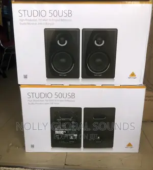 Behringer STUDIO 50USB, 150 Watts Bi-Amped Studio Monitors