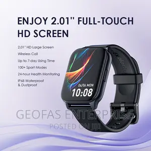 Oraimo Watch 4 Plus 2.01′′ HD IP68 Smart Watch