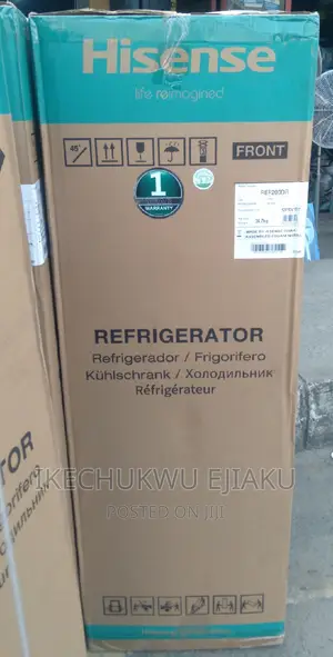 Hisense Double Door Standing Fridge Ref172dr