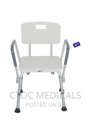Elderly Bath Tub Shower Seat With Backrest and Side Guild