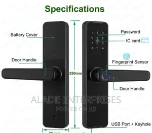 Smart Fingerprint Door Lock With Biometric Fingerprint