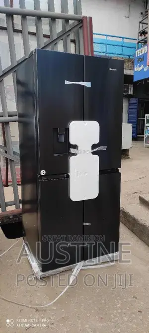 Brand New Hisense Side-Side>Black>>4doors>>Dispenser>>514L>>